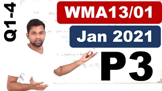 Jan 2021/P3 | WMA13/01 | Part1 | Pearson Edexcel