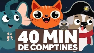 40 Minutes de Comptines pour les Enfants - Au Clair de la Lune - Le Monde des Zibous