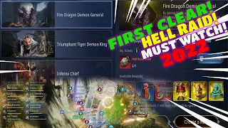 FIRST CLEAR: HELL RAID "FIRE DRAGON GENERAL"  2022 (MIR4)