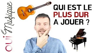 Le piano est il plus dur que la guitare ?  [Neurosciences]