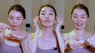 Morning SELF-MASSAGE of the face, neck and decollete in 10 MINUTES with Aigerim Zhumadilova