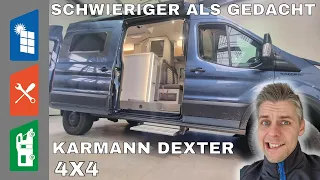 Schwieriger als gedacht - Karmann Dexter 560 4x4 auf Ford Transit Basis bekommt AUTARK PAKET