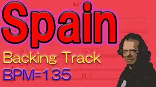 【Spain】Backing Track BPM=135 (Score Original BPM)