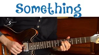 Guitar Solo - "Something" by The Beatles - Original Speed and Slower, with Backing Track