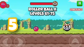 Roller Ball X : Bounce Ball - Gameplay Walkthrough Android Part 5 - Levels 61-75