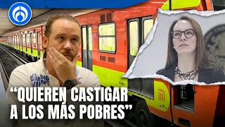 Gabriela Cuevas critica propuesta de Taboada sobre tarifas del Metro