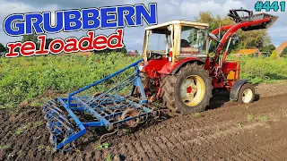 3 Meter Grubber am 633! |  Nun muss er was tun... | Erdarbeiten mitm Trecker |  IHC 633 | Mr. Moto