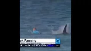 Mick Fanning Fends Off Great White Shark!