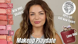 MAKEUP PLAYDATE | All 3 New RMS Beauty Blushes, Revisiting Salt New York