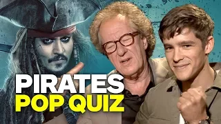 Guess the Real Pirate! With The Newest Pirates of the Caribbean Cast