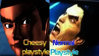 Tekken Normal VS Cheesy Playstyles Pt.1 (Kazuya & Heihachi)