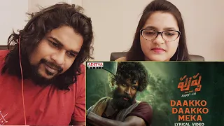 #PUSHPA Reaction - The Rise (Telugu) - Daakko Daakko Meka | Allu Arjun | DSP | Sukumar | #AA