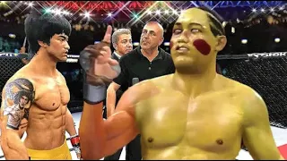 Bruce Lee vs. Pikachu - EA sports UFC 4 - CPU vs CPU epic