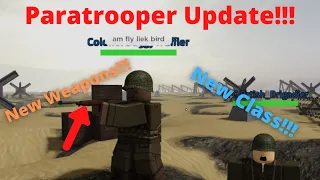NEW PARATROOPER UPDATE!!! Roblox D-Day