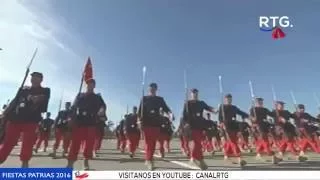 Desfile Historico, Uniformes Franceses CHILE 2016  ♪Himno Chacabuco -  [HD]