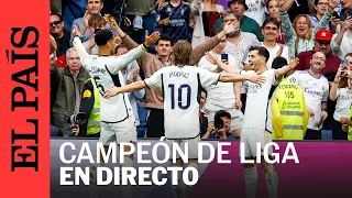 DIRECTO | Celebración tras la proclamación del Real Madrid como campeón de La Liga | EL PAÍS