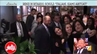 Renzi in ritardo, Schultz: 'Italiani, siamo abituati'
