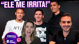 QUEM É MELHOR CAPITÃO? ESCOLHEMOS ENTRE CR7, MESSI E NEYMAR E O CHAT FICOU MALUCO!-CORTES TNT SPORTS