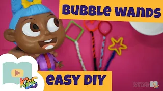 How to make a DIY Bubble Wand: Craft for Kids