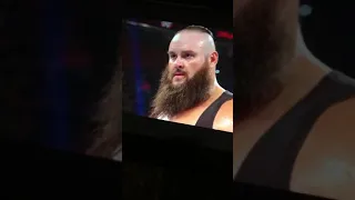 Brock Lesnar and Braun Strowman face to face before the Royal Rumble Raw, January 7th 2019