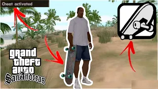 Secret Skateboard Cheat Code In GTA San Andreas!(SECRETS)