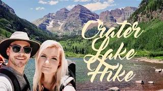 Hiking the CRATER LAKE Trail | Maroon Bells Snowmass Wilderness