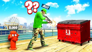 Hiding As A FIRE HYDRANT In GTA 5 PROP HUNT!