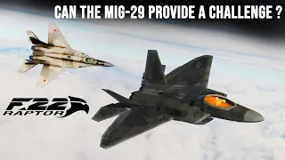 F-22 Raptor Vs Mig-29 Fulcrum Can the Mig provide any kind of challenge for the F-22? | Dogfight |