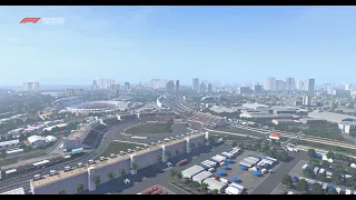 F1 2020 Vietnam Grand Prix. A race on the new Hanoi Street Circuit