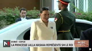 Dubaï : SAR la Princesse Lalla Hasnaa représente SM le Roi Mohammed VI à la COP 28