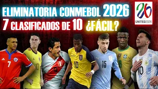 🧐 Con 7 CUPOS para CONMEBOL en 2026 || ¿Las ELIMINATORIAS más FÁCILES del MUNDO? || #MUNDIAL