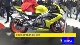 2022 Aprilia RS 660 Motorcycle Walkaround Eicma 2021