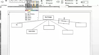 Word: How to create a flowchart, mind map, web, learning map, etc.