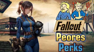 Peores perks en Fallout