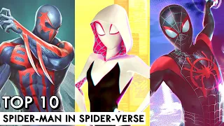Top 10 Most Powerful Spider-Man In Spider-Verse Movie | In Hindi | BNN Review