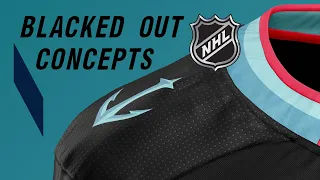 32 NHL Jersey Concepts (All 32 Teams) | BLACKED OUT