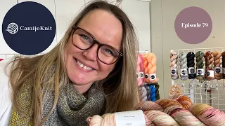 Episode 79 from both my office and my studio. Lets talk knitting and dyeing and yarn!