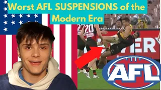 American's First Reaction to AFL WORST SUSPENSIONS of the MODERN ERA 🔥GNARLY🔥