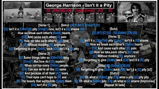 George Harrison - Isn't it a Pity  [Jam Track] [Guitar Chords & Lyrics]