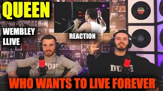 QUEEN - WHO WANTS TO LIVE FOREVER (LIVE AT WEMBLEY) | OUTSTANDING! | FIRST TIME REACTION
