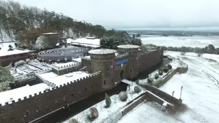 Kryal Castle Snow - A Drone's Journey