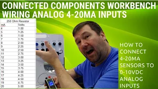 Wire Analog 4-20mA to 0-10VDC inputs of Micro820 PLC and scale