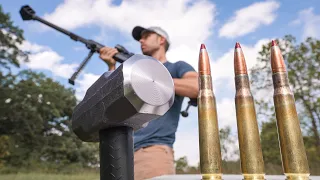 50 BMG vs INDESTRUCTIBLE Sledge Hammer (AMAZING)