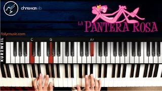 La Pantera Rosa Piano Lento | Tutorial