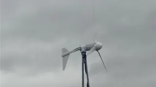 Перший день роботи вітряка і ураган - чи виживе Wuxi FengTeng FT-1500L? #windturbine #windturbines