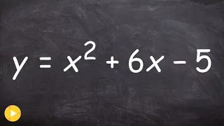 Converting an equation from standard form to vertex form