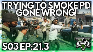 Episode 21.3: Trying To Smoke PD Gone Wrong! | GTA RP | Grizzley World Whitelist