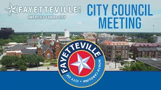 Fayetteville City Council Meeting- January 24, 2022
