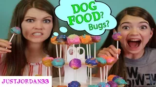 MYSTERY INGREDIENT CAKE POP CHALLENGE / JustJordan33