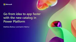 Go from idea to app faster with the new catalog in Power Platform